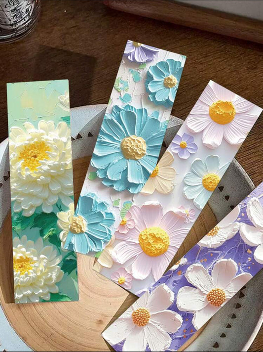 1 Flower bookmark